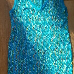 COOGI Multicolor Knit Swim Coverup